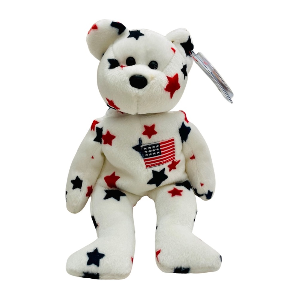 Ty Beanie Baby - “Glory” with Tag Protector - RARE TAG ERROR!!!